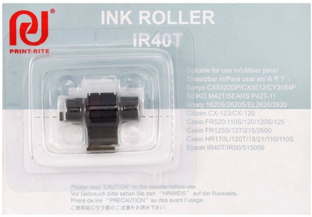 Красящий ролик для печатающих калькуляторов IR-40T ink roller, цвет печати синий и красный Красящий ролик для печатающих калькуляторов IR-40T ink roller, цвет печати синий и красный