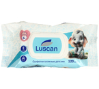 Салфетки влажные детские Luscan, 120 шт.