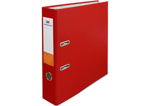 Папка-регистратор Workmate с односторонним ПВХ-покрытием, корешок 70 мм, красный