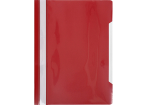 Папка-скоросшиватель пластиковая А4 «Бюрократ», толщина пластика 0,16 мм, малиновая