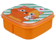 Контейнер для продуктов с ложкой детский «Кот» Контейнер для продуктов с ложкой детский «Кот»