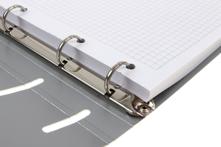 Тетрадь общая А5, 100 л. на кольцах ColourMania, 165*210 мм, клетка, «Дизайн 5», серая