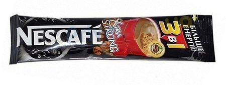 Кофе растворимый Nescafe 3в1, 16 г, Xtra Strong, в стике