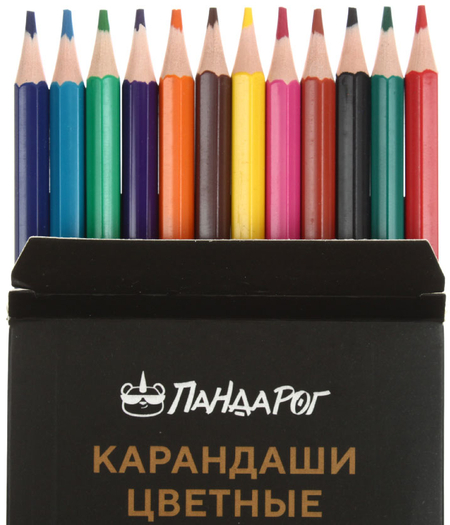 Карандаши цветные «Ниндзя», 12 цветов, длина 175 мм Карандаши цветные «Ниндзя», 12 цветов, длина 175 мм