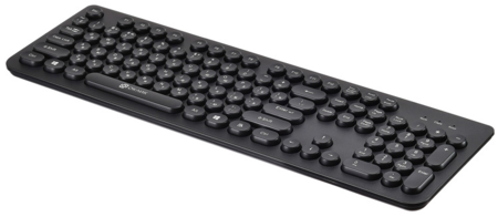 Клавиатура Oklick 400MR, USB, проводная, черная