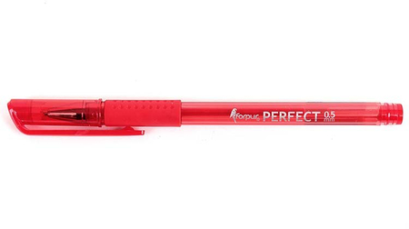 Ручка гелевая Perfect, стержень красный Ручка гелевая Perfect, стержень красный