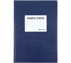 Книга учета Brauberg, 200×290 мм, 144 л., клетка, синяя