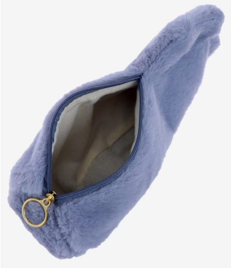 Пенал мягкий меховой «Кошачья лапка», 125*230 мм, серый Пенал мягкий меховой «Кошачья лапка», 125*230 мм, серый