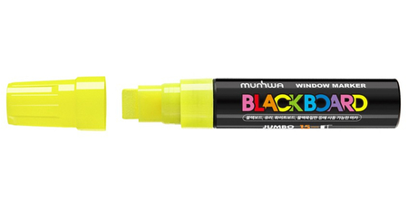 Маркер меловой MunHwa Black Board Jumbo, желтый Маркер меловой MunHwa Black Board Jumbo, желтый