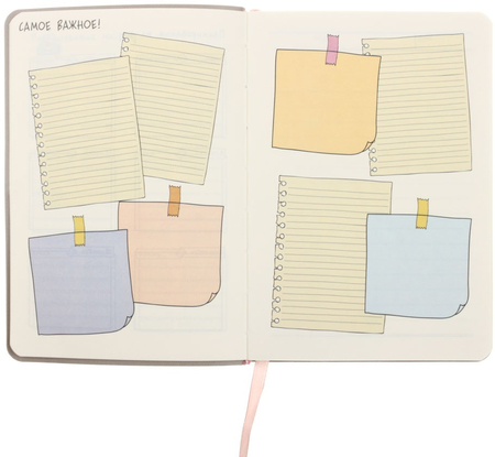 Арт-ежедневник недатированный Oh! My Mouse, 115*165 мм, 128 л., «Дизайн 1»