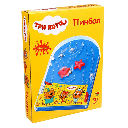 Игра настольная пинбол «Три Кота», 3+ Игра настольная пинбол «Три Кота», 3+