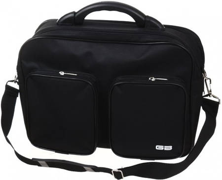Сумка мужская на плечо с ручкой Good Bag, 380*280*160 мм, черная 