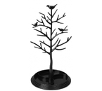 Подставка-органайзер для украшений Sima-Land, 16×16×31,7 см, «Птички на дереве», черная