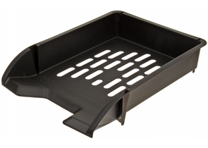 Лоток горизонтальный «Стамм. Лидер», 340×255×70 мм, черный Лоток горизонтальный «Стамм. Лидер», 340×255×70 мм, черный