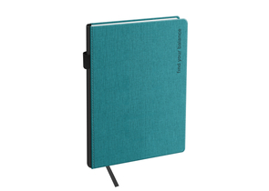 Ежедневник недатированный BG Fillsta, 145×210 мм, 136 л., Teal, бирюзовый