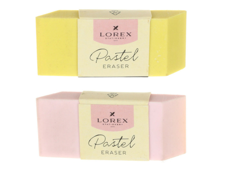 Ластик Lorex Pastel, 45*22*11 мм, Contour Love, ассорти Ластик Lorex Pastel, 45*22*11 мм, Contour Love, ассорти