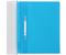 Папка-скоросшиватель пластиковая А4 OfficeSpace, толщина пластика 0,12 мм, голубая