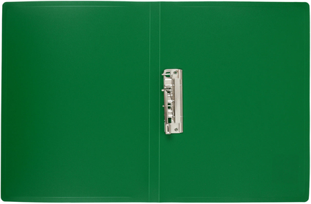 Папка пластиковая с боковым зажимом Buro, толщина пластика 0,4 мм, зеленая