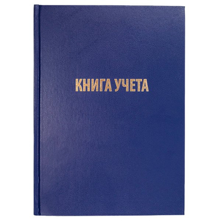 Книга учета Workmate, 210*297 мм, 96 л., клетка, синяя