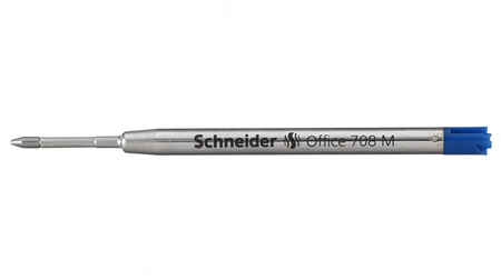 Стержень для шариковых автоматических ручек Schneider , тип 708 М, 98 мм, синий