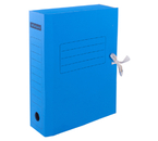 Папка архивная из микрогофрокартона на завязках OfficeSpace, корешок 75 мм, 320×250×75 мм, синяя