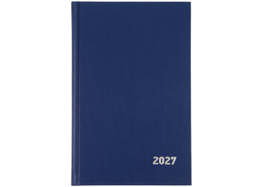 Ежедневник датированный на 2027 год BG (бумвинил), 135×205 мм, 168 л., синий