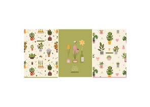 Тетрадь общая А4, 80 л. на скобе BG «Весна», 205×295 мм, клетка, ассорти