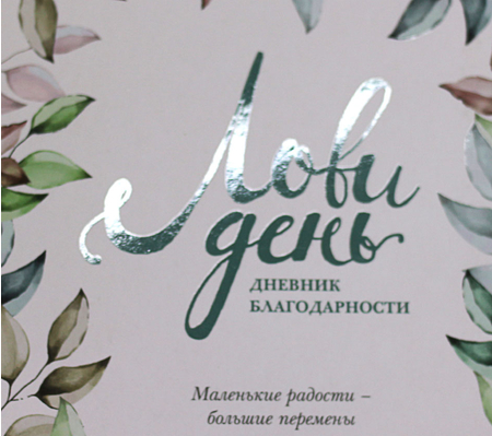 Книжка записная «Дневник благодарности», 145*195 мм, 112 л., «Лови день»