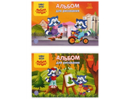 Альбом для рисования А4 «Приключения Енота»