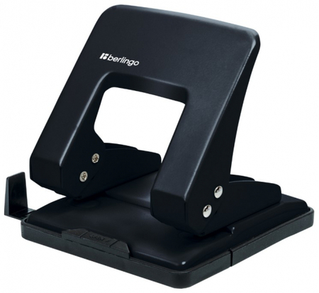 Дырокол Berlingo, 105*110 мм, 30 л., черный