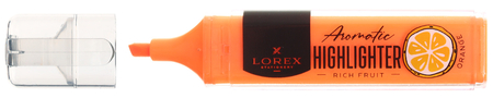Маркер-текстовыделитель ароматизированный Lorex Rich Fruit, оранжевый Маркер-текстовыделитель ароматизированный Lorex Rich Fruit, оранжевый