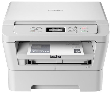 МФУ Brother DCP-7057R, A4, А5, А6 лазерная черно-белая печать 2400 x 600 dpi, сканер 600 x 2400 dpi, дисплей