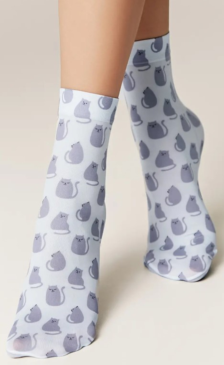 Носки женские с ярким принтом Conte Fantasy, размер 23-25