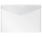 Папка-конверт пластиковая на кнопке «Бюрократ» А4, толщина пластика 0,18 мм, прозрачная Папка-конверт пластиковая на кнопке «Бюрократ» А4, толщина пластика 0,18 мм, прозрачная