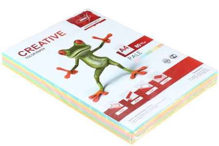 Бумага офисная цветная Kris Creative «Радуга», А4 (210*297 мм), 80 г/м2, пастель, 250 л. 