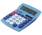 Калькулятор карманный 8-разрядный Citizen SDC-450N, голубой с синим