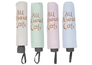 Зонт женский от дождя Sima-Land (полуавтомат), «Коты», ассорти