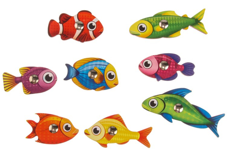 Игрушка детская «Рыбалка магнитная» Sima-Land (дерево), «Кот» (1 удочка)