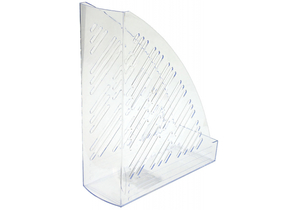 Лоток вертикальный Brauberg Standard+, 300×250×90 мм, прозрачный Лоток вертикальный Brauberg Standard+, 300×250×90 мм, прозрачный