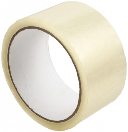 Клейкая лента упаковочная Silwerhof, 48 мм*45 м, толщина ленты 40 мкм, прозрачная