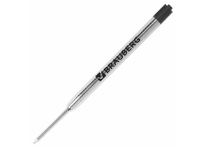 Стержень для шариковых автоматических ручек Brauberg, 98 мм, пулевидный, черный