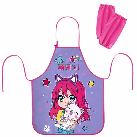 Фартук для труда с нарукавниками «Юнландия Extra», 46*54 см, Anime Hugs