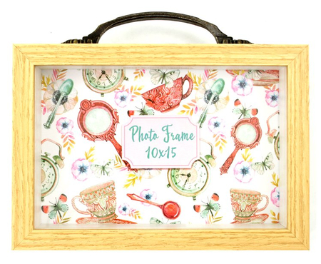 Копилка-фоторамка «Феникс Презент», 16,8*13,5*4 см, «Чашки и зеркала»