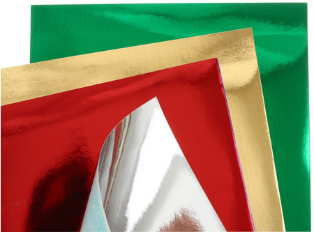 Картон цветной односторонний А4 «Приключения Енота», 5 цветов, 5 л., фольгированный