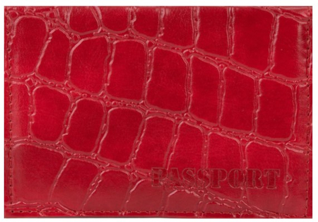 Обложка для паспорта Sima-Land, 95*135 мм, Passport, красная