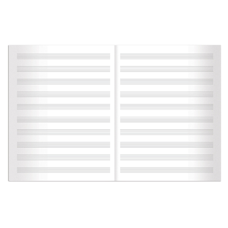 Тетрадь для нот А4 Brauberg, 16 л., «Город звуков»