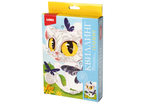 Набор для квиллинга «Панно-3D» Lori, «Кошечка», 8+