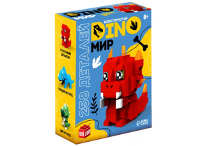 Игра-конструктор «DinoМир», 258 деталей, 8+