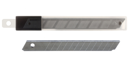 Лезвия для ножей Staff, ширина лезвия 9 мм, 10 шт.