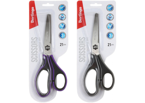 Ножницы канцелярские Berlingo Easycut 350, 210 мм, цвет ручек - ассорти Ножницы канцелярские Berlingo Easycut 350, 210 мм, цвет ручек - ассорти